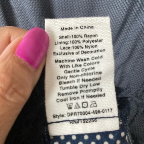 Avec Les Fellis Chic Mini Ready Long Sleeves Blue Dress Medium BNWT - Picture 4 of 8